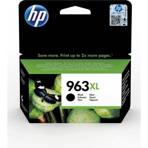 HP inktcartridge 963XL, 2.000 pagina's, OEM 3JA30AE, zwart