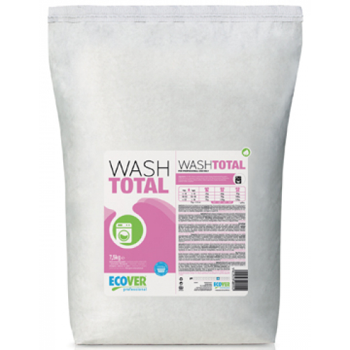 Ecover waspoeder Wash Total, 214 wasbeurten, zak van 7,5 kg