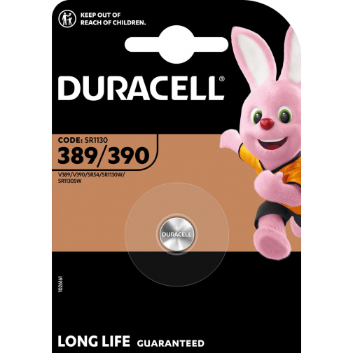 Duracell knoopcel 389/390, blister van 1 stuk