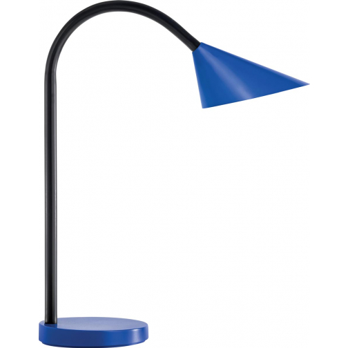Unilux bureaulamp Sol, LED-lamp, blauw