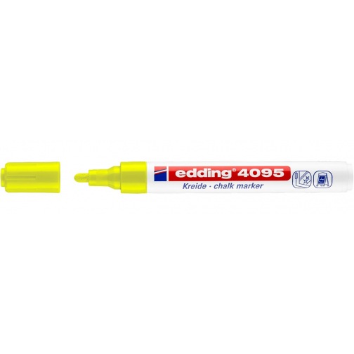 Edding Krijtmarker e-4095 neon geel
