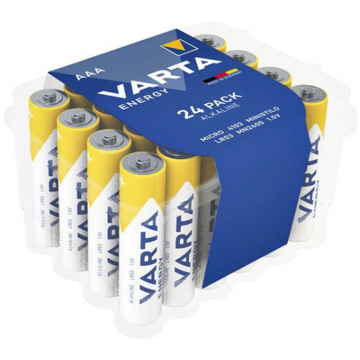 Varta batterij Energy AAA, pak van 24 stuks