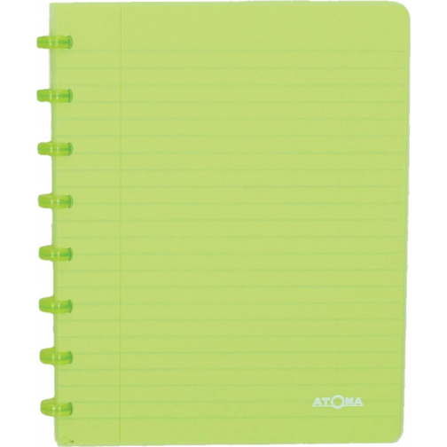 Atoma Trendy schrift, ft A5, 144 bladzijden, commercieel geruit, transparant groen