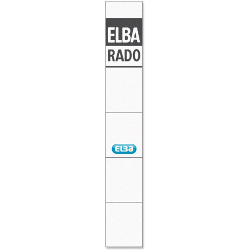 Elba Rado Plast rugetiket ft 2,4 x 15,9 cm, pak van 10 stuks
