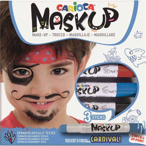 Carioca maquillagestiften Mask Up Carnival, doos met 3 stiften