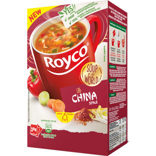 Royco Minute Soup Chinese Style, pak van 20 zakjes