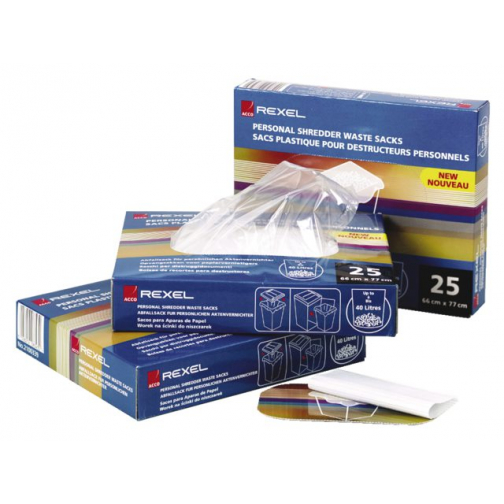 Papiervernietigerzak Rexel 240x98cm 115liter 100stuks