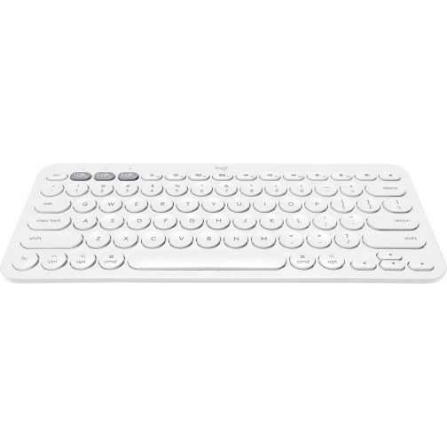 Logitech draadloos toetsenbord K380, azerty, wit