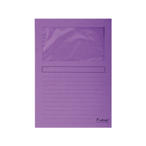Venstermap Exacompta Forever L-map 120gr paars