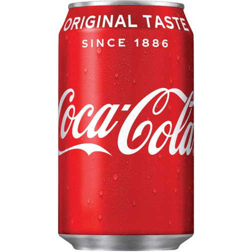 PROMOPACK Coca-Cola frisdrank, fat blik van 33 cl, pak van 24 stuks