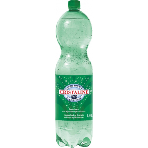 Cristaline bruiswater, fles van 1,5 liter, pak van 6 stuks