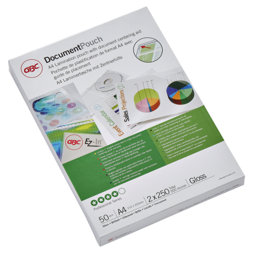 Lamineerhoes GBC A4 2x250micron 50stuks