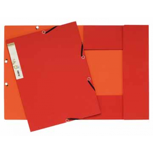 Exacompta elastomap Forever rood/oranje
