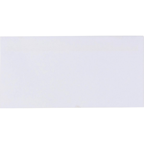Pergamy enveloppen zonder venster 80 g, ft DL 110 x 220 mm, zelfklevend, wit, doos van 500 stuks