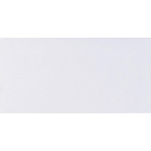 Pergamy enveloppen 80 g, ft DL 110 x 220 mm, zelfklevend met strip, wit, doos van 500 stuks