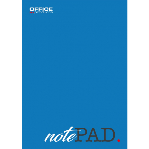 OFFICE products schrijfblok, 60 g/m², ft A5, geruit, blok van 100 vel