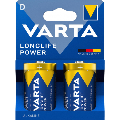 Varta Batterij Longlife Power D, blister van 2 stuks