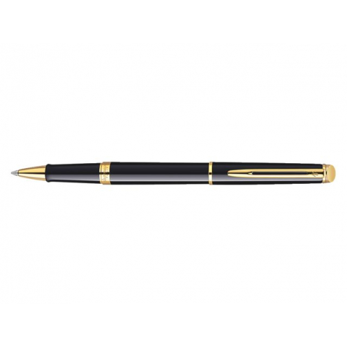 Rollerpen Waterman Expert black lacquer GT fijn