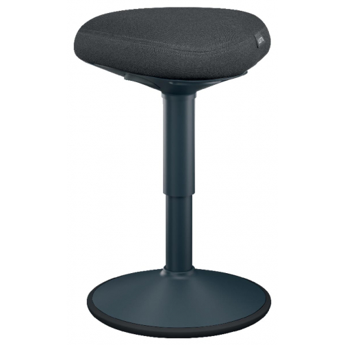 Leitz Ergo actieve Zitkruk met comfortzitting, donkergrijs
