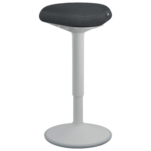 Leitz Ergo actieve Zit/Sta kruk met comfortzitting, lichtgrijs