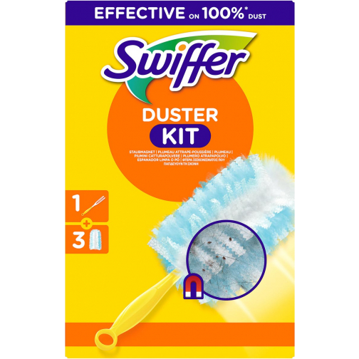 Swiffer Duster Trap & Lock kit + 3 stofdoekjes