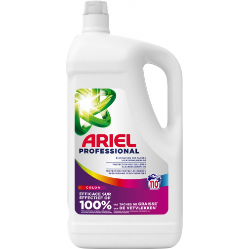 Ariel Professional Color wasmiddel, fles van 4,95 liter, 110 wasbeurten