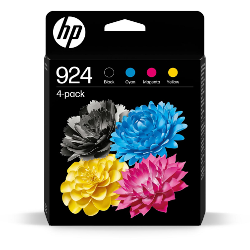 HP inktcartridge 924, 400 - 500 pagina's, OEM 6C3Z1NE, 4 kleuren
