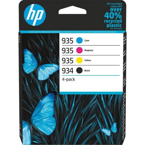 HP inktcartridge 934 en 935, 400 pagina's, OEM X4E14AE, 4 kleuren