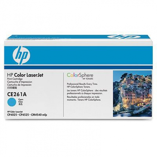 HP tonercartridge CE261A cyan