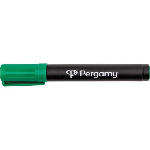 Pergamy permanent marker met beitelpunt, groen