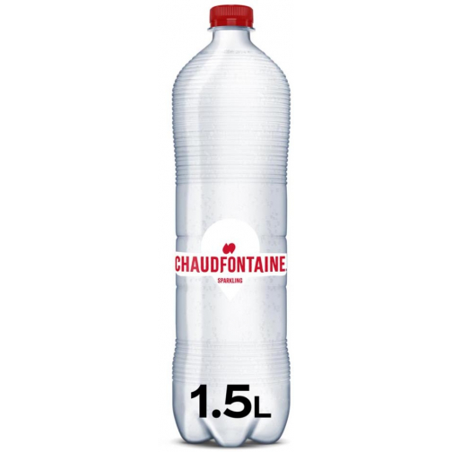 Chaudfontaine Sparkling water, fles van 1,5 l, pak van 6 stuks