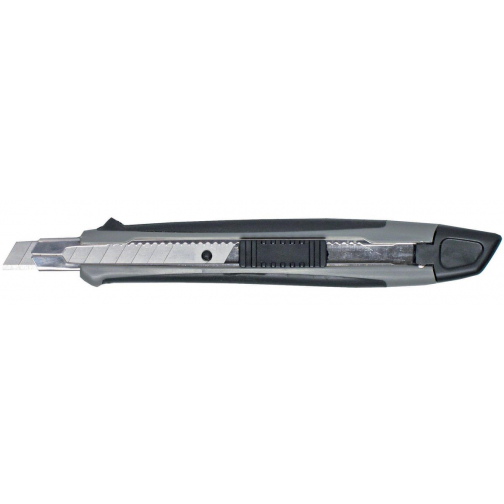 MAUL cutter Softgrip met rem, 9 mm, grijs