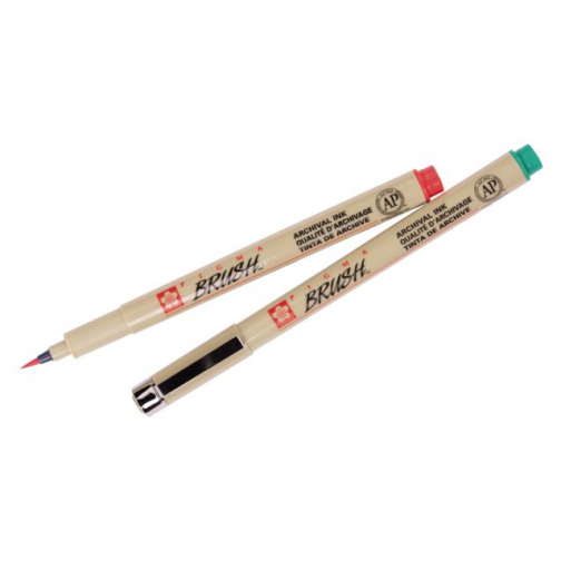 Viltift met brushpen Bruynzeel Sakura Pigma etui ÃÂ  9 kleuren