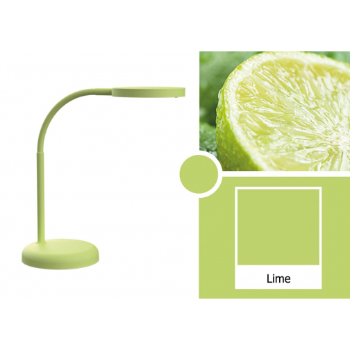 MAUL bureaulamp LED Joy op voet, warmwit licht, lime green