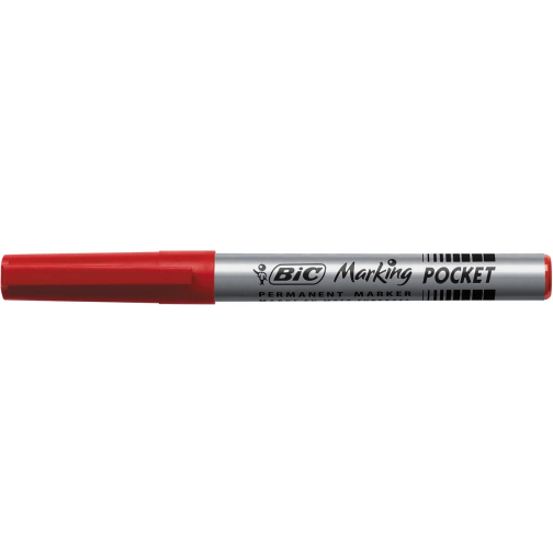 Bic permanent marker ECOlutions, schrijfbreedte 1,1 mm, fijne punt, rood