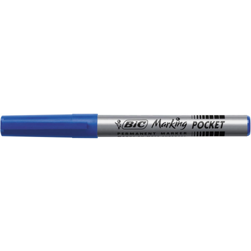 Bic permanent marker ECOlutions, schrijfbreedte 1,1 mm, fijne punt, blauw
