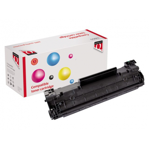 Tonercartridge Quantore HP CB436A 36A zwart HC