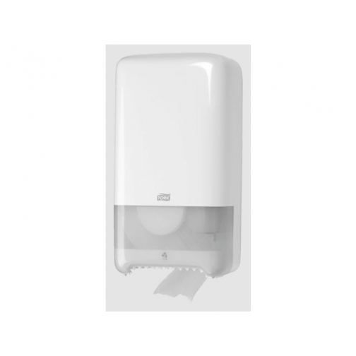 Toiletpapierdispenser Tork Twin Mid-size T6 Elevation wit 557500