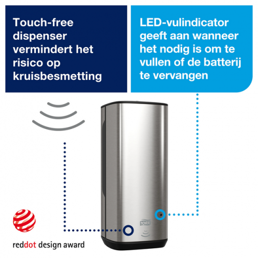 Zeepdispenser Tork image lijn S4 Intuition Sensor rvs 460009