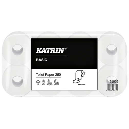 Toiletpapier Katrin 2laags wit 64rollen