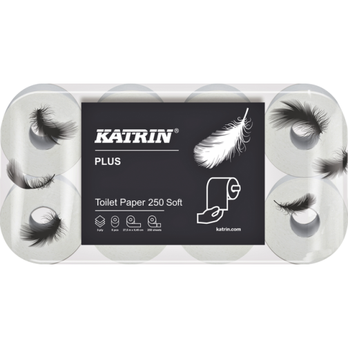 Toiletpapier Katrin 3-laags 250 vel wit 11711