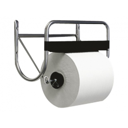 Poetsrolhouder Satino CR1 aluminium 332380