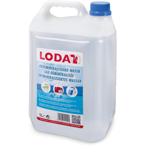 LODA gedemineraliseerd water, bidon van 5 l