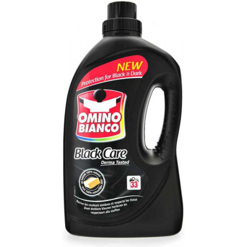 Omino Bianco wasmiddel Black Care, fles van 2 l