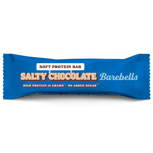 Barebells Soft Salty Chocolate, reep van 55 g, pak van 12 stuks