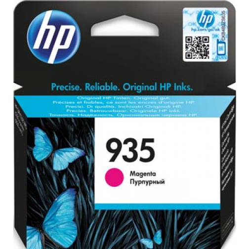 HP inktcartridge 935, 400 pagina's, OEM C2P21AE, magenta