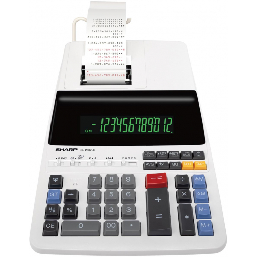 Sharp bureaurekenmachine CS-2635LW