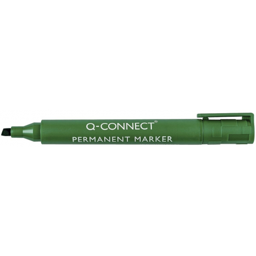 Q-CONNECT permanent marker, 2-5 mm, schuine punt, groen