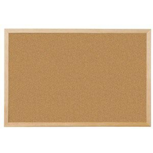 Q-CONNECT kurkbord met houten frame 60 x 40 cm