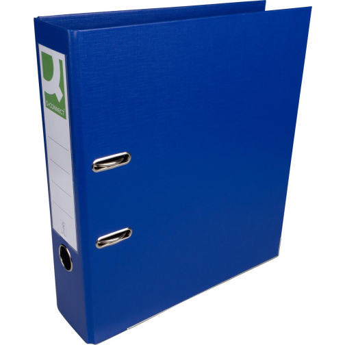 Q-CONNECT ordner, voor ft A4, volledig uit PP, rug van 8 cm, donkerblauw
